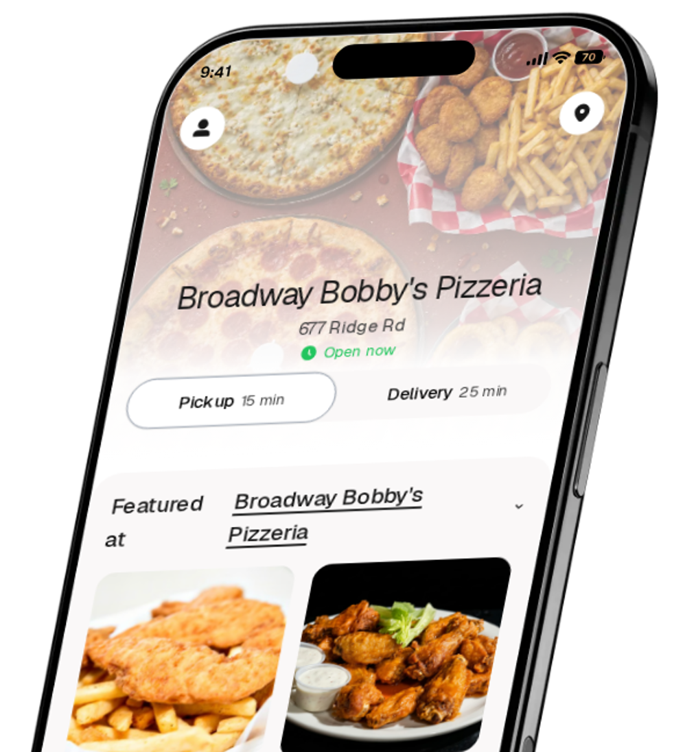 Broadway Bobby's Pizzeria app preview