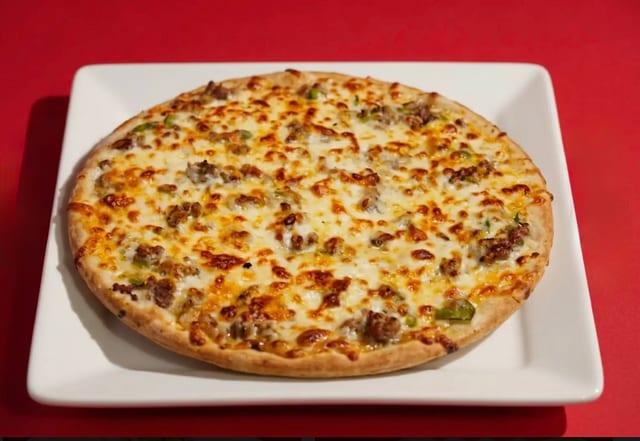 5 Cheese Steak Pizza.
