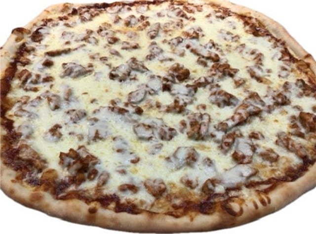 BBQ Chicken Pizza.