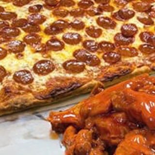 Sheet Cheese Pizza & Wings